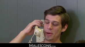 MaleIcons.com - Handsome boyfriends' morning fuck session with intense passion and an