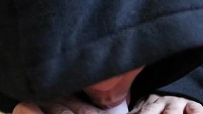 Shy Femboy Chokes Gags on Your Huge Dick First Time Spit Flood