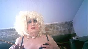 '_Lady'_ Sarah, smoking with holder - but she'_s no lady, just a filthy skanky fag whore cum slut