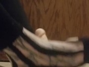 Queen frostbitten and a sock job tease