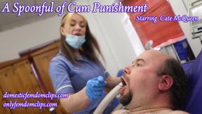 A Spoonful of Cum Punishment