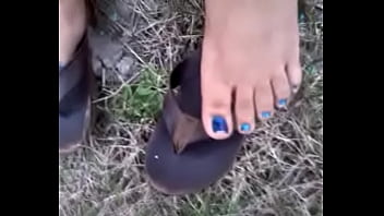 Goddess Dalton blue toes pt2(Toehorny Productions)