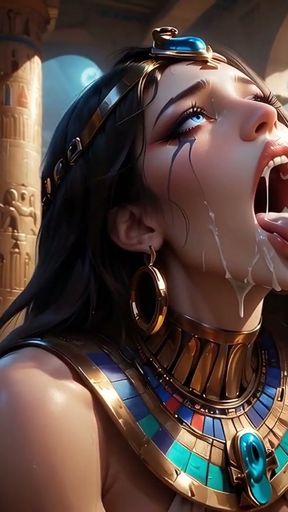 Cleopatra fucked by an Egyptian God   Clip 3