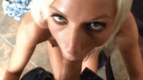 327 - Rapacious Blonde Gives Her Head before Being Fucked Doggystyle (MP4 SD)