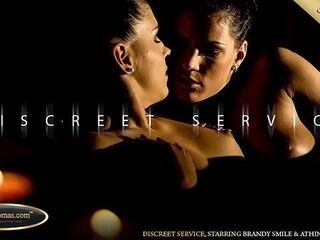 Amazonian hotty makes her lover cum in a sultry room