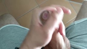 German Dirty Talk With Big Cock, Pre-cum And Cumshot