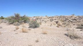 Threesome on a Hot Vegas Hiking Trail