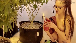 Nude  Gardening with Freak77Show Grow Tips Episode 3 Soil PH