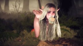 Elf fell in a Magic Dick Gangbang Trap in the forest  3D Porn