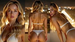 ai generated - first time amazing blonde amateur