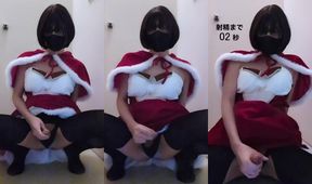 Horny femboy sissy crossdresser wanking cumshot madness