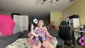 buffy gilmore & ghostface: captured, tied, vibed, bent over & strapped