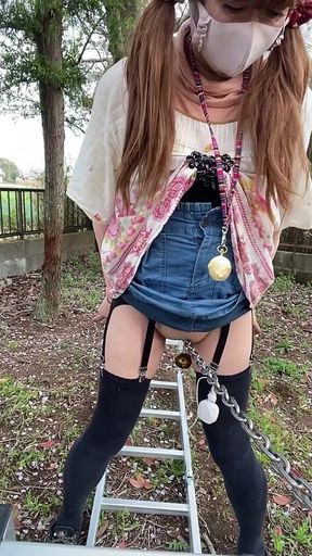 No. 167 Tack's Pussy Chain Crossing: Being Myself on the Ladder