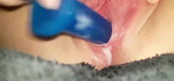Solo Toying My Dripping Pulsating Pussy – Intense Creamy Orgasm