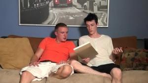 BoysFirstTime.com - Blond hair really likes rough nailing