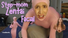 Pink Zentai Step-mom Pillow Hump - POV Facial Ending
