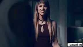 Tgirl Gets Bang In The Kitchen By Dude