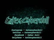 LATEXCYBERDOLL - Edging and cum without orgasm in spandex suit