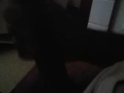 Masturbating