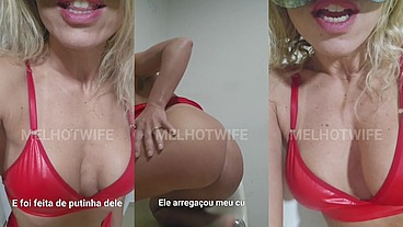 CORNO DEIXOU EU SAIR SOZINHA COM O MACHO ALFA E PEDIU PRA EU CONTAR COMO FOI A FODA, MAS NAO ESPERAVA Q E SERIA HUMILHADO E VOLTARIA TAO ARROMBADA