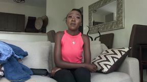 Teen With Big Black Ass&#x1F351; Sits On Producer's Massive Dick&#x1F32D; At Modeling Audition