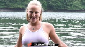 Lara CumKitten - Seductive lake bum & bikini babe - public sex romp, gettin' that 'Notgeil' on