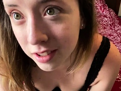 Shy brunette homemade amateur webcam teen