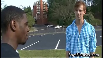 White Sexy Teen Gay Boy Love Big Black Dick Inside Him 15