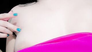 Pale-skinned women with a tender and adorable look wants to seduce you with her sexual attitude