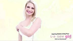 ”Charming Little Teen Babe Makes Herself Cum With Her Finger During Photoshoot”