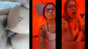 ruiva casada da o cuzinho pro marido corno e depois vai a praia e pega um desconhecido roludo e faz um boquete no banheiro quimico e leva gozada na cara