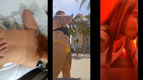 ruiva casada da o cuzinho pro marido corno e depois vai a praia e pega um desconhecido roludo e faz um boquete no banheiro quimico e leva gozada na cara