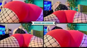 Peaches and Scissors - Experience Face Sitting and Her Favorite Scissorhold with Jolene Hexx - Sensual Female Domination That Literally Takes Your Breath Away - UltraHD (WMV)