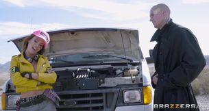 Nikki Benz in Full Service Station A XXX Parody