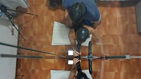 MILF has fun with cock and dildo