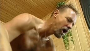 Blonde Fucks Raw Fury with Cock and Cum Injection