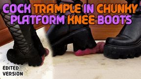 Chunky LAMODA Boots Hard Crush Cock and Balls - (Edited Version) - Tamystarly - Trample, CBT, Bootjob, Trampling, Shoejob, Stomping