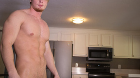 NEXTDOOR STUDIOS Blonde dude jerking off in front of camera