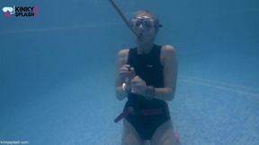 Underwater Bondage, Kink & Cum in My Tight Wetsuit