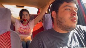 Bound, Gagged and Taken for a Ride: Xandra's Rope Fantasy Fulfilled (wmv)