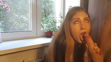 Hard FUCK in Torn Pantyhose from a Neighbor - PussyKageLove