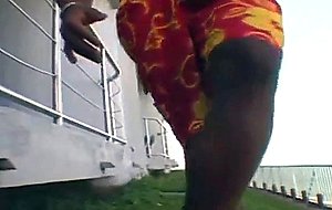His black cock and her white ass