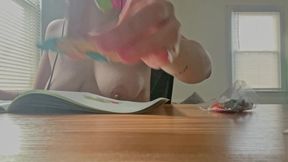 topless lego building asmr