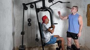 treinando peladao com o parceiro e depois aquela brotheragem