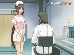 Hentai doctor uses his big tool on one of his nurses