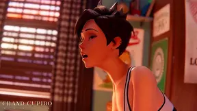 Tracer Goes All-In for Steamy 3D Anime Overwatch Sex Sports Action