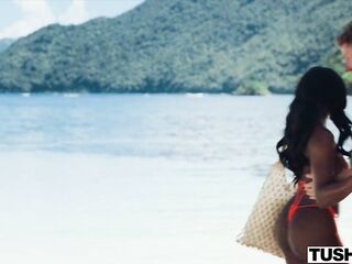 TUSHY Beautiful Tourist Nicole Kitt Gets Her Flawless Butt Filled Up On Vacation