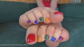 Up Close Toes JOI - Addicted to my Toes - Cum Countdown