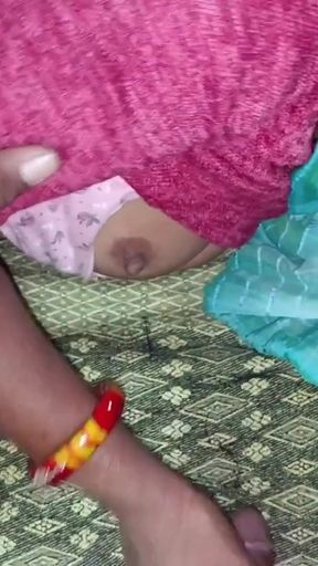 Must-see moment from "Bade Bhai Saheb's beautiful housewife was given pleasure by sucking the ass of the lad."