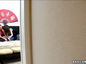 Hot lesbian party with sexy Celeste Star